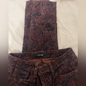 Joe's Jeans Paisley Print Pants